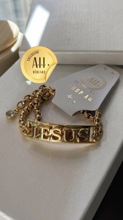 Pulseira Golden Personalizada JESUS