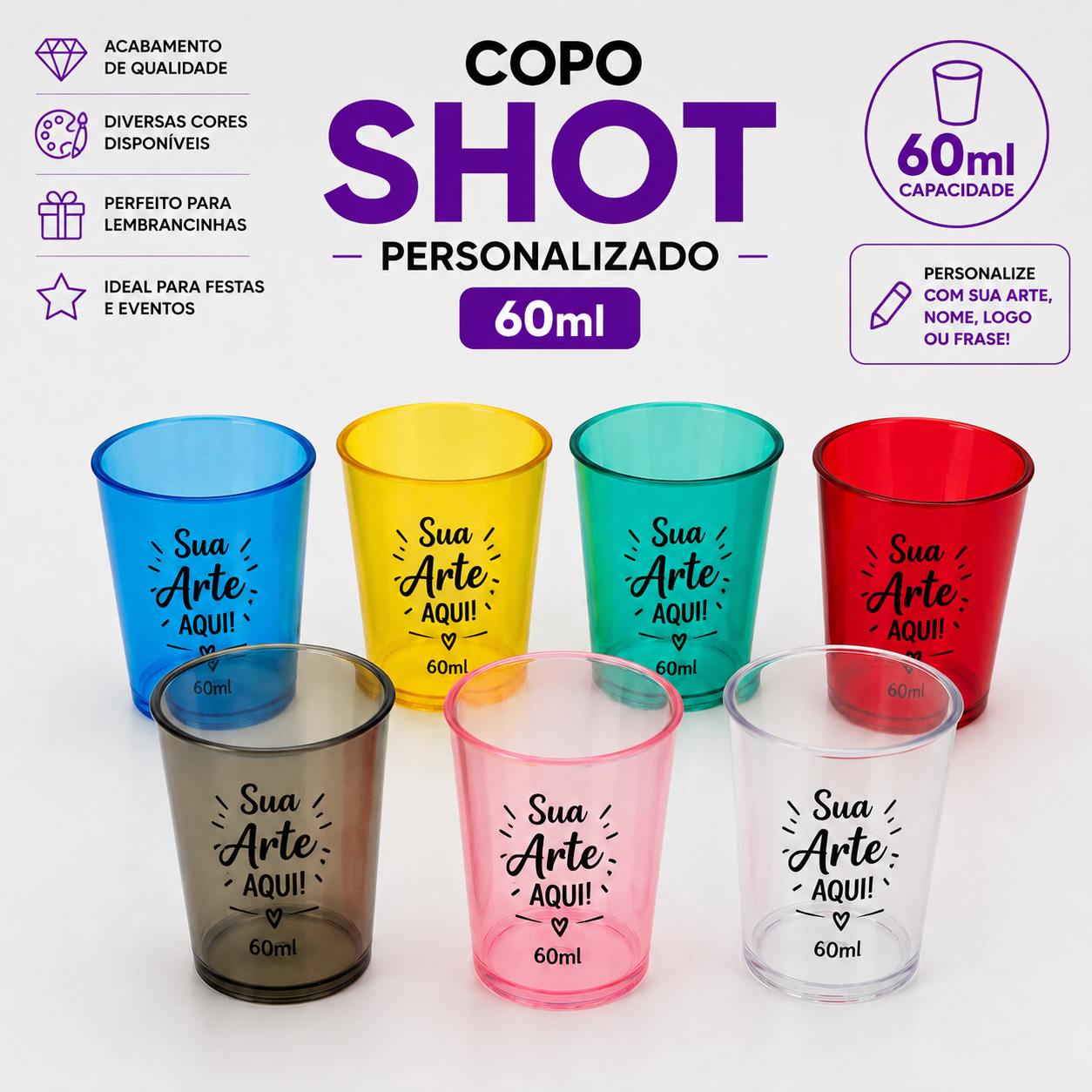 Copo Shot Personalizado